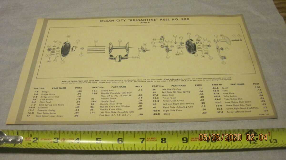 zebco 404 parts diagram