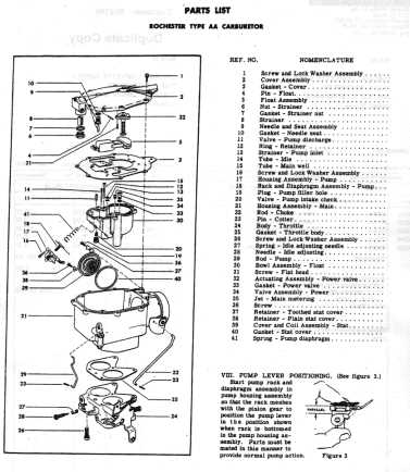 zenith carburetor parts diagram