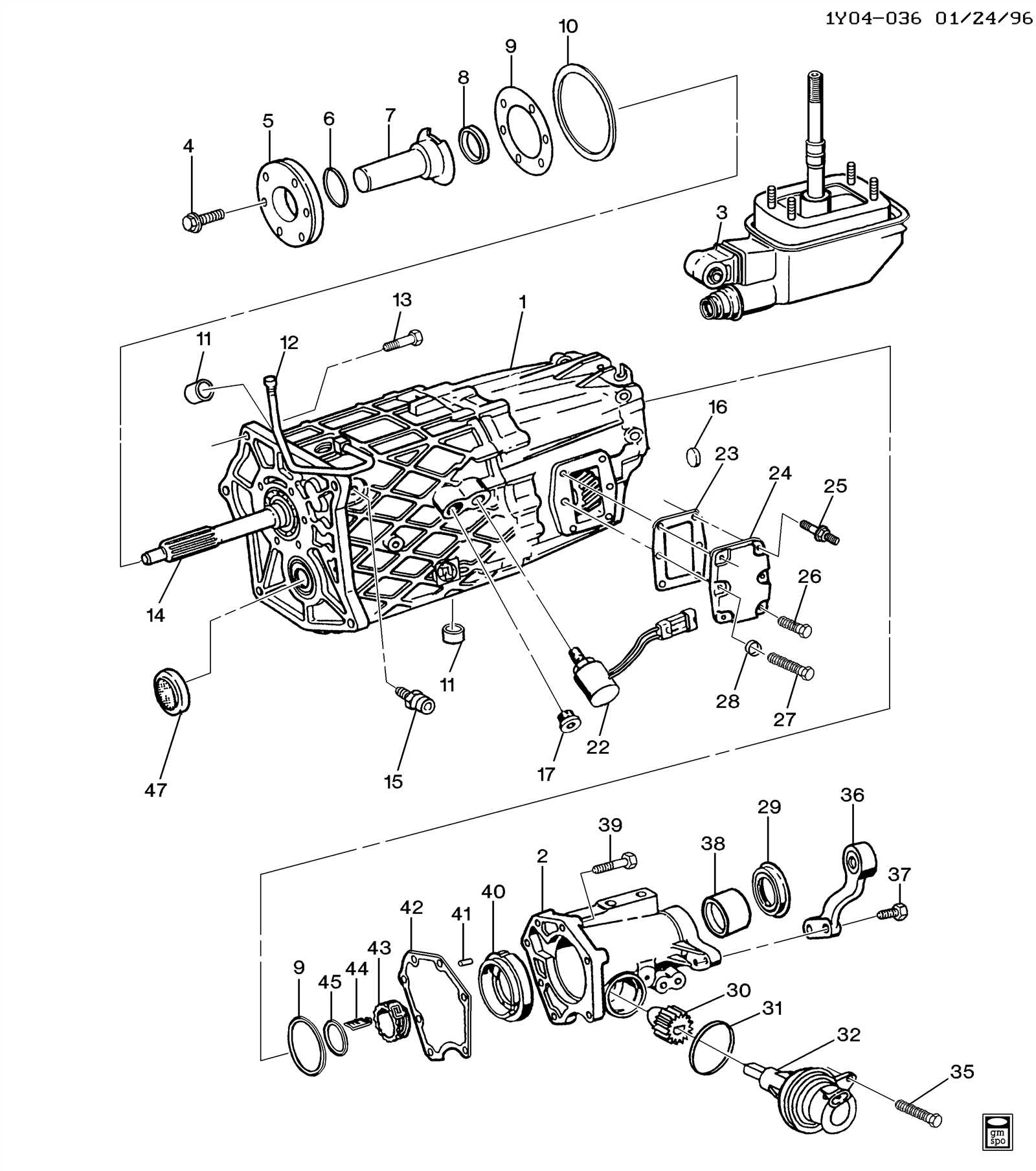 zf transmission parts diagram