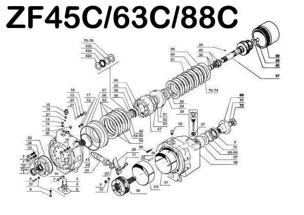 zf transmission parts diagram