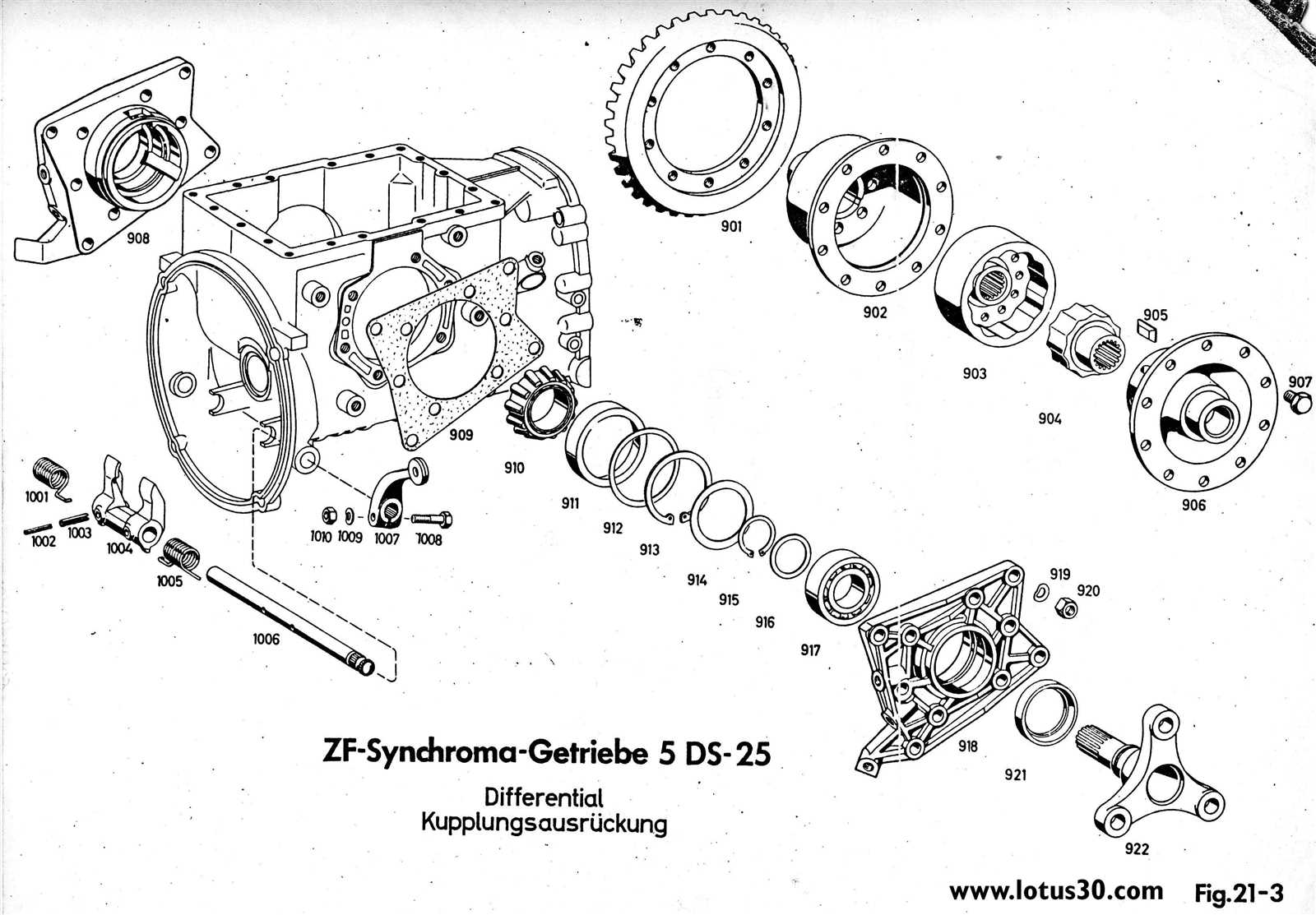 zf transmission parts diagram