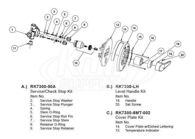 zurn flushometer parts diagram