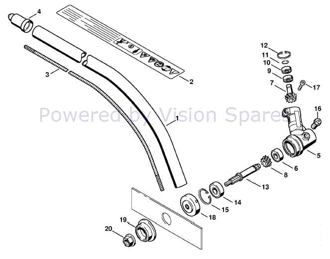 stihl edger parts diagram