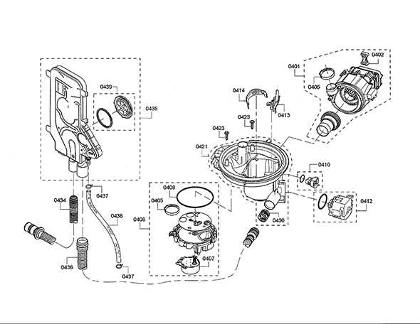 thermador dishwasher parts diagram