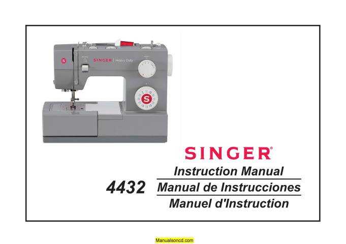 singer 4452 parts diagram