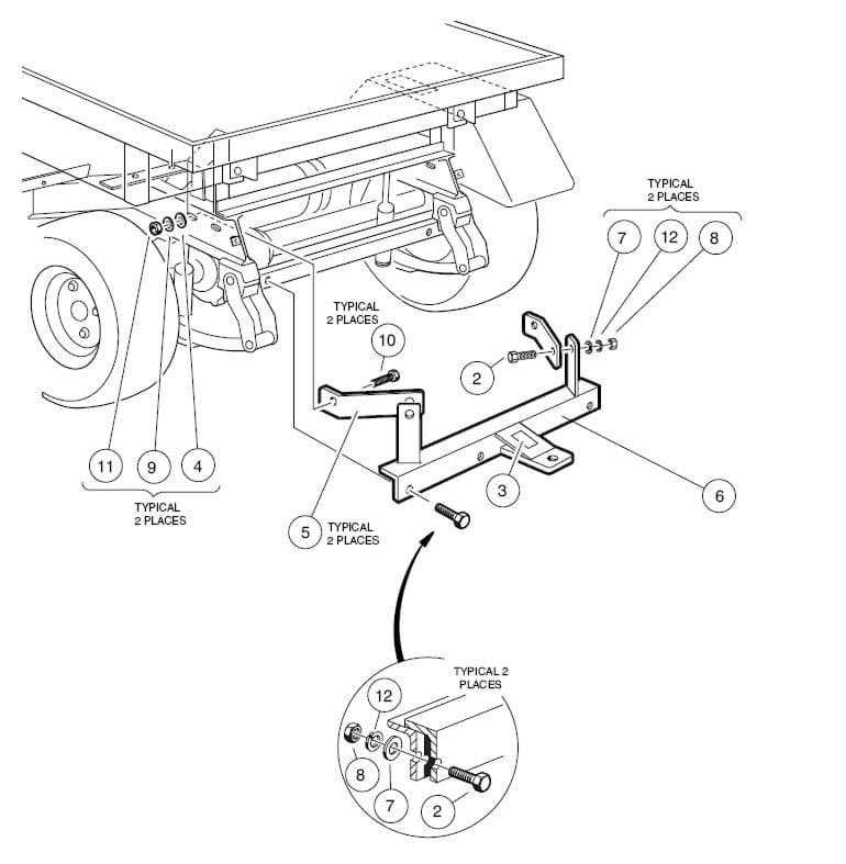 trailer hitch diagram of parts