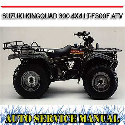 suzuki king quad 300 parts diagram