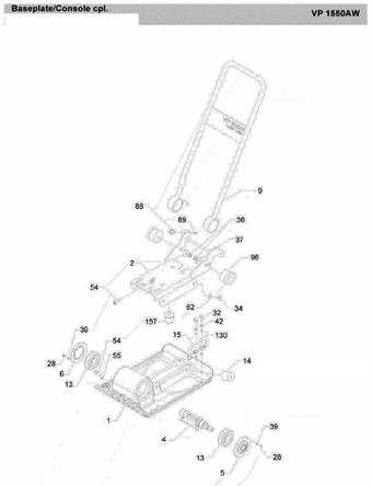 wacker wp1550aw parts diagram