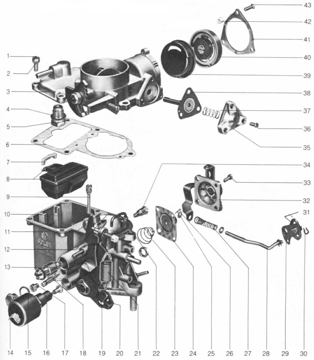 vw 1600 engine parts diagram