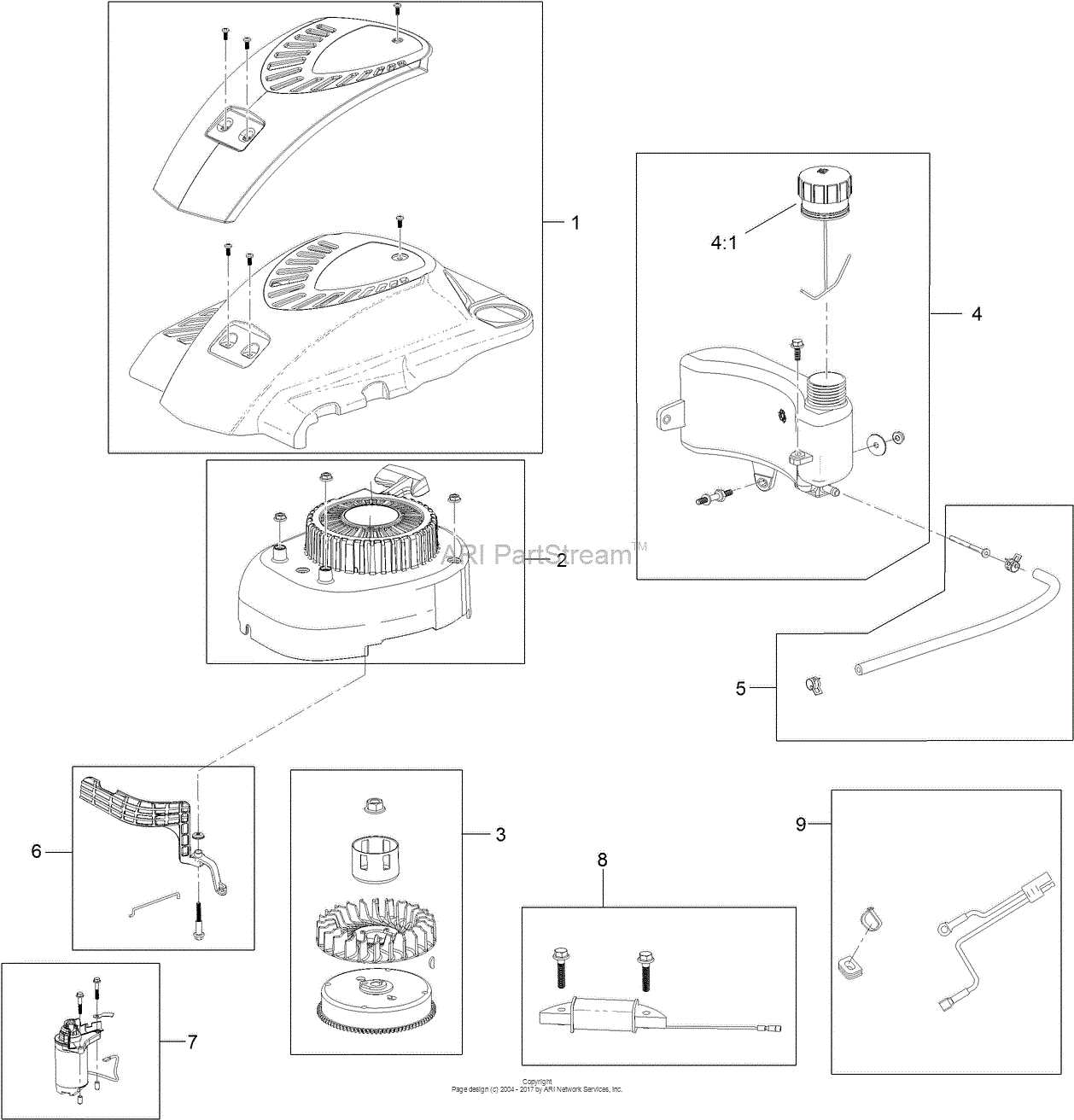 toro sr4 super recycler parts diagram