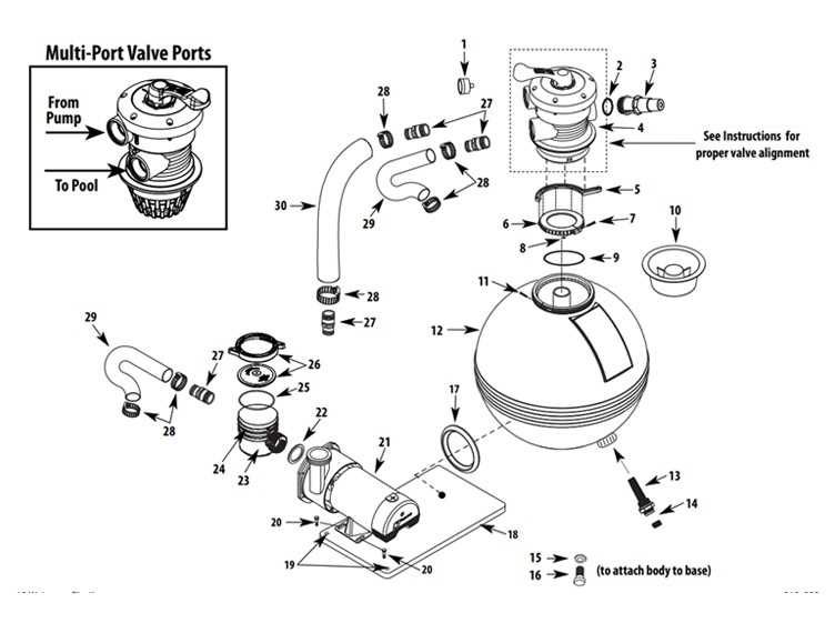 waterway pump parts diagram