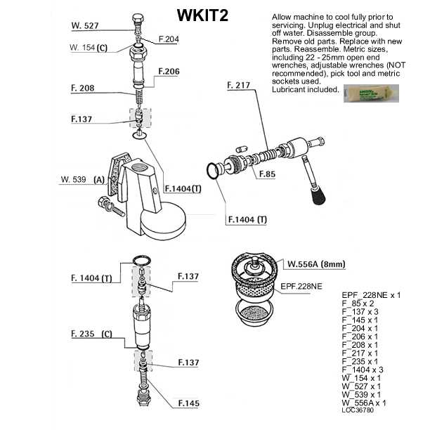 rocket espresso parts diagram