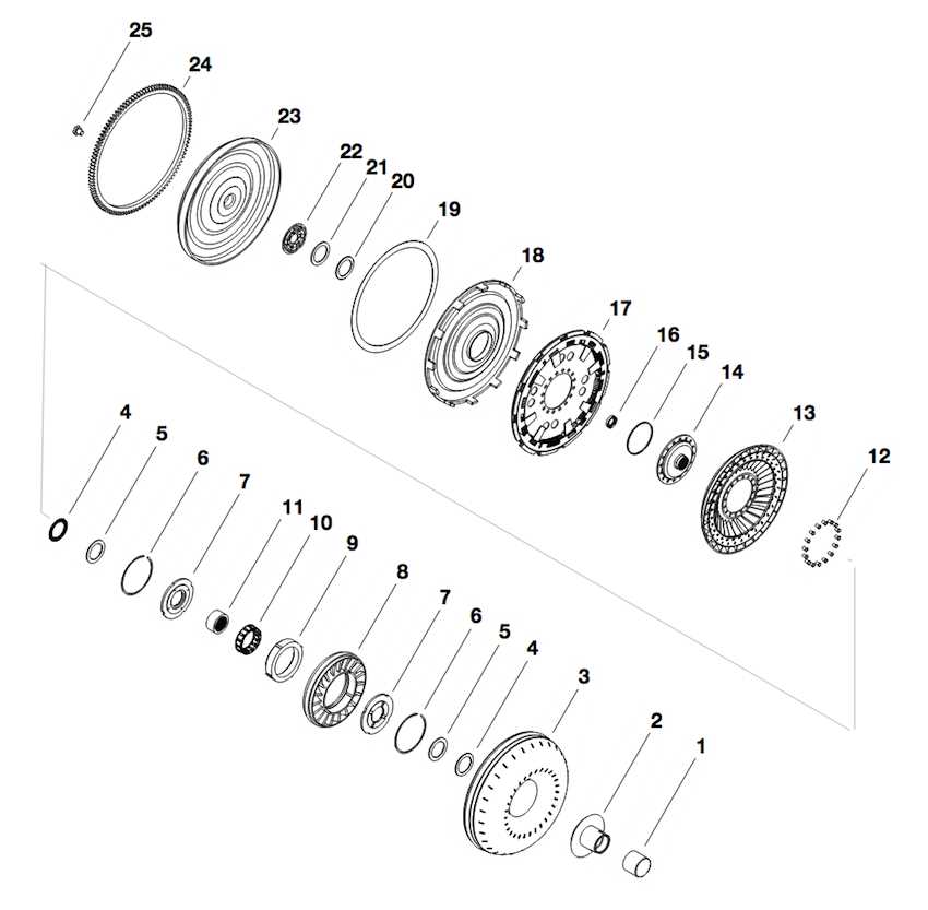 torque converter parts diagram