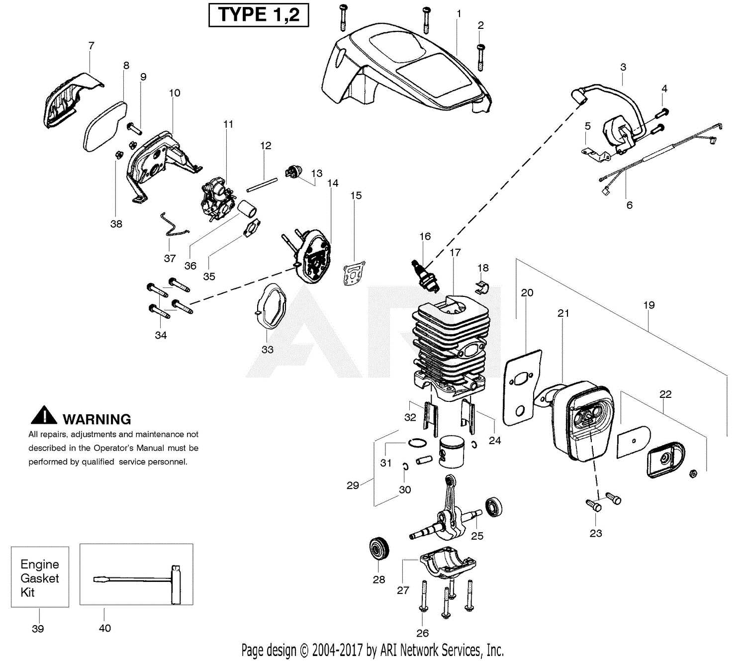 poulan micro xxv parts diagram