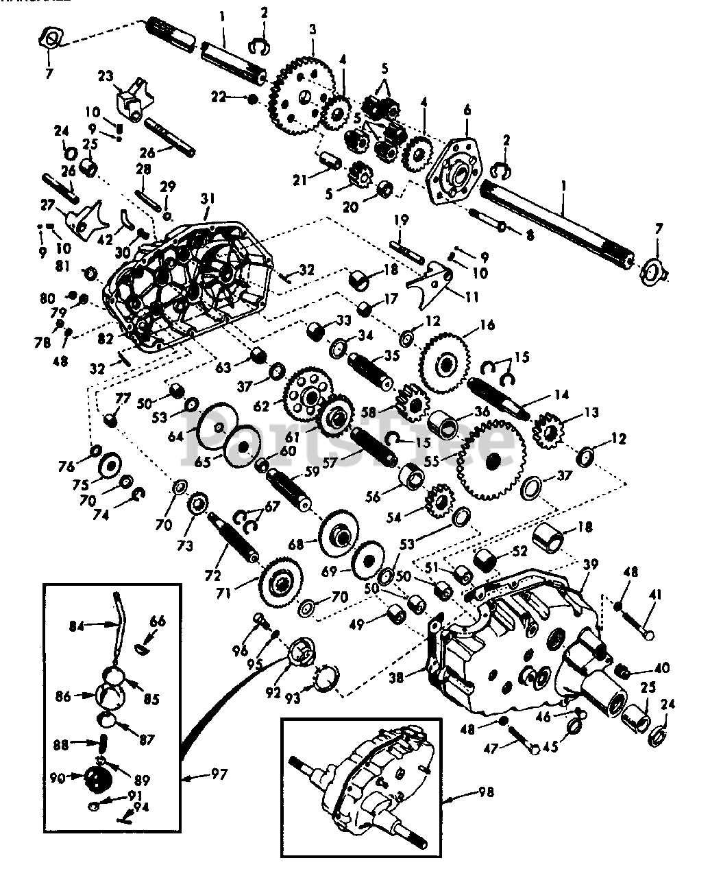 poulan riding mower parts diagram