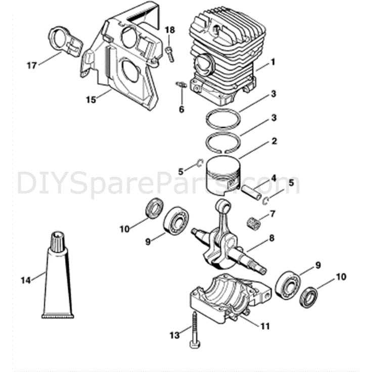 stihl 026 chainsaw parts diagram