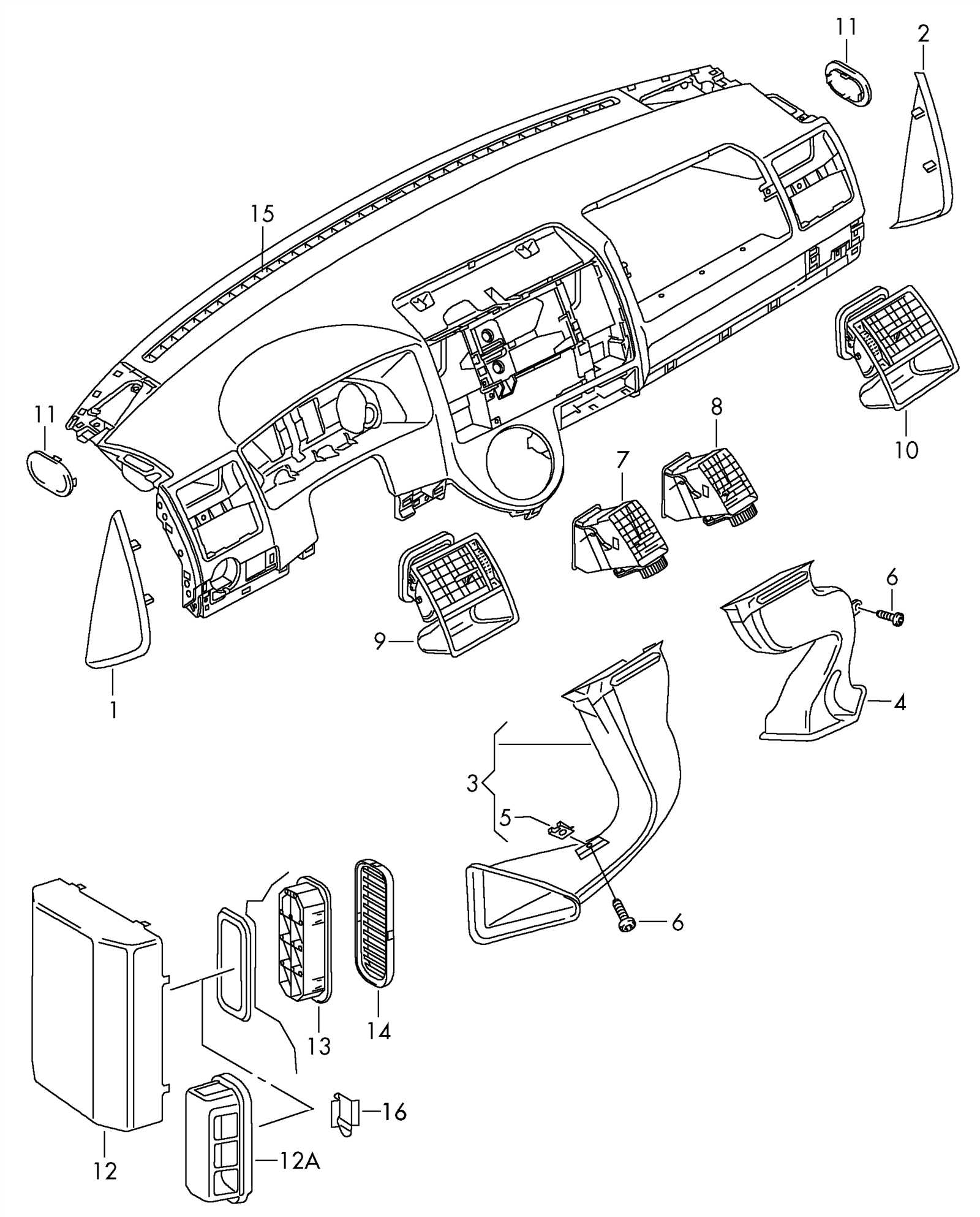 vw transporter t5 parts diagram