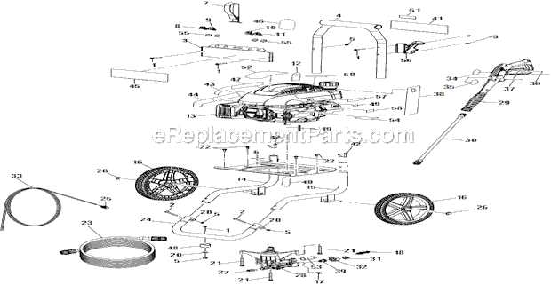 ryobi 2700 psi pressure washer parts diagram