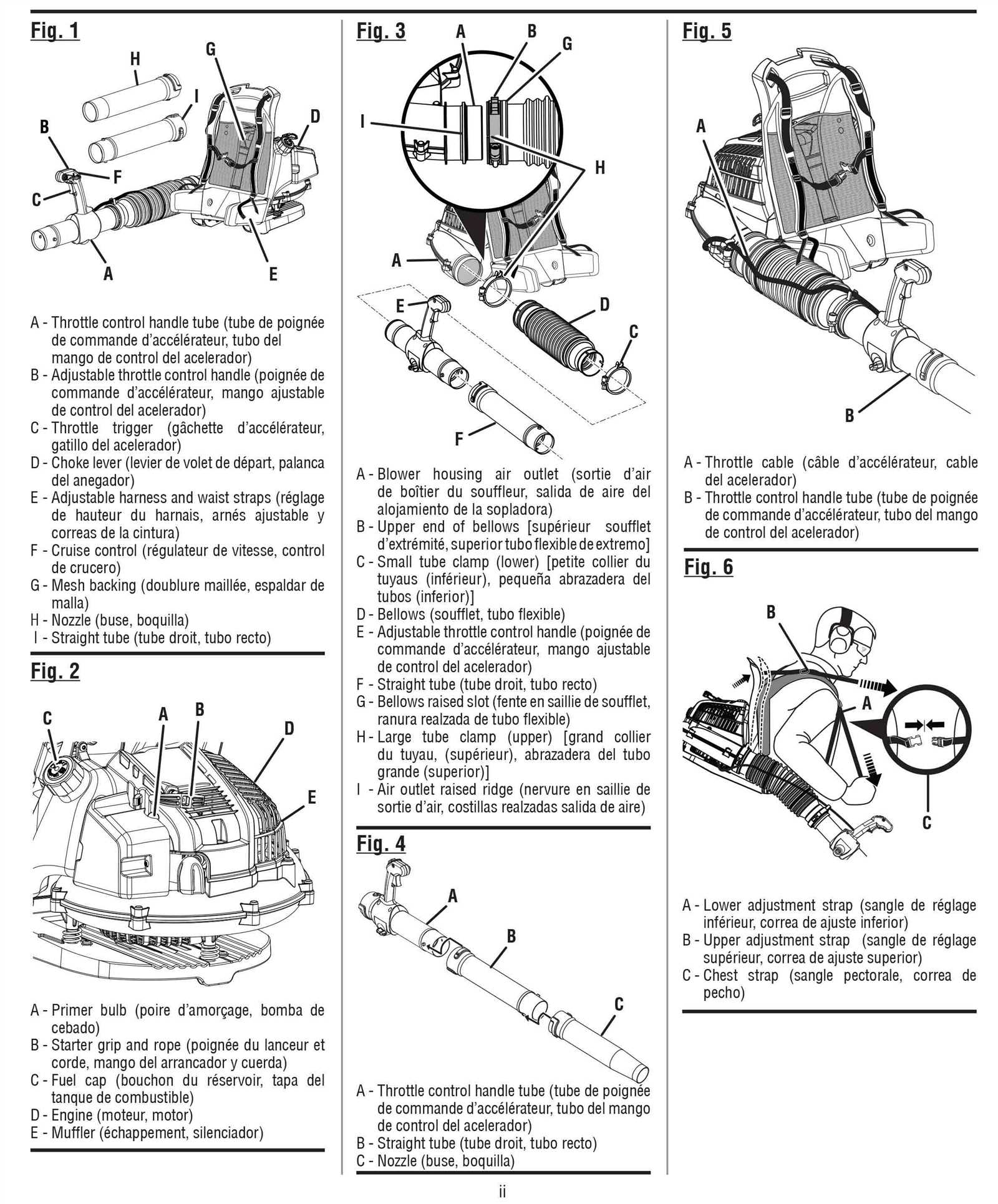 ryobi gas blower parts diagram