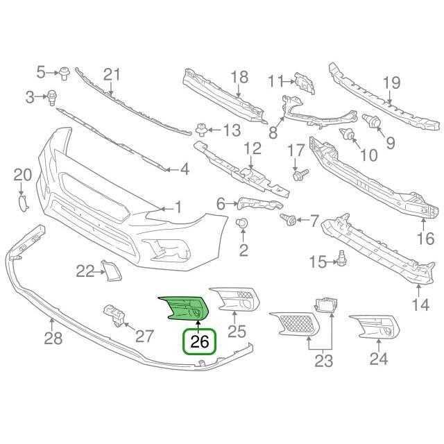 subaru oem parts diagram