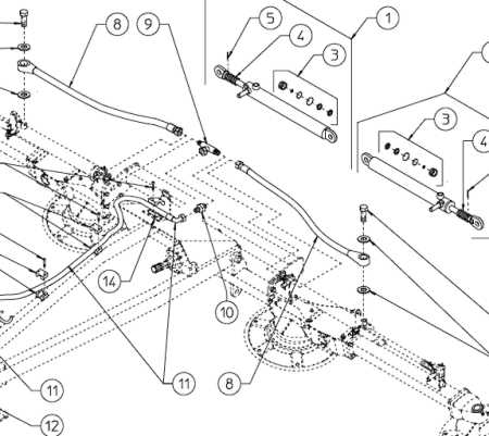 sitrex st520 tedder parts diagram