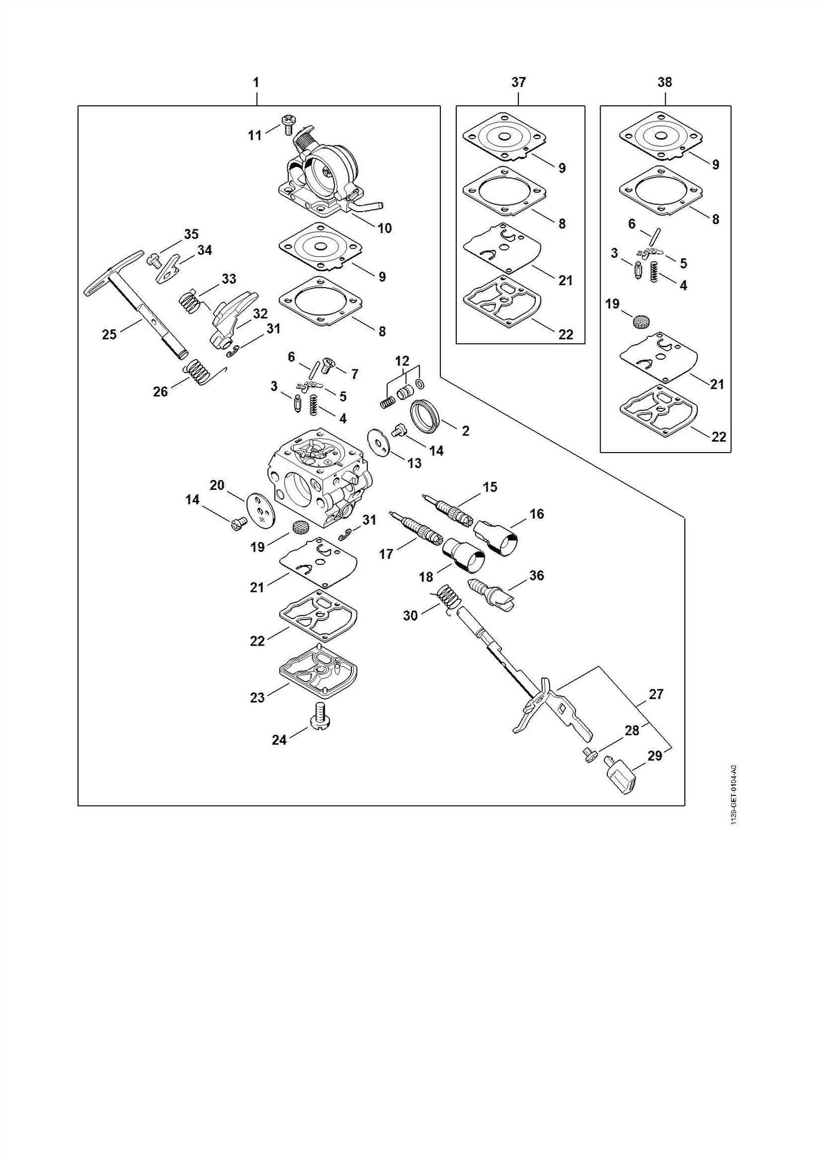 stihl ms181 parts diagram