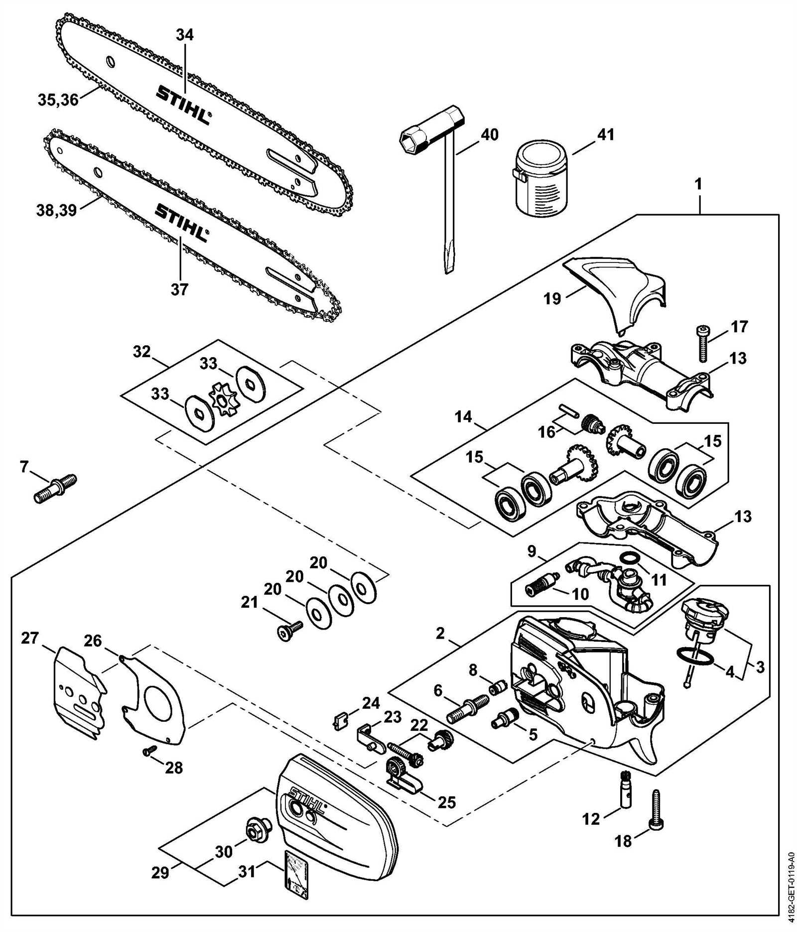 stihl ms 661 parts diagram