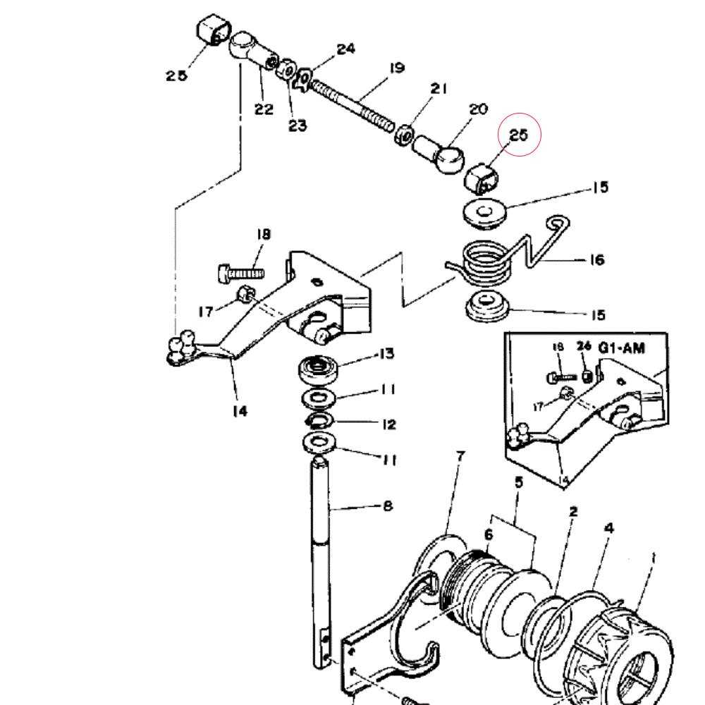 yamaha golf cart front end parts diagram