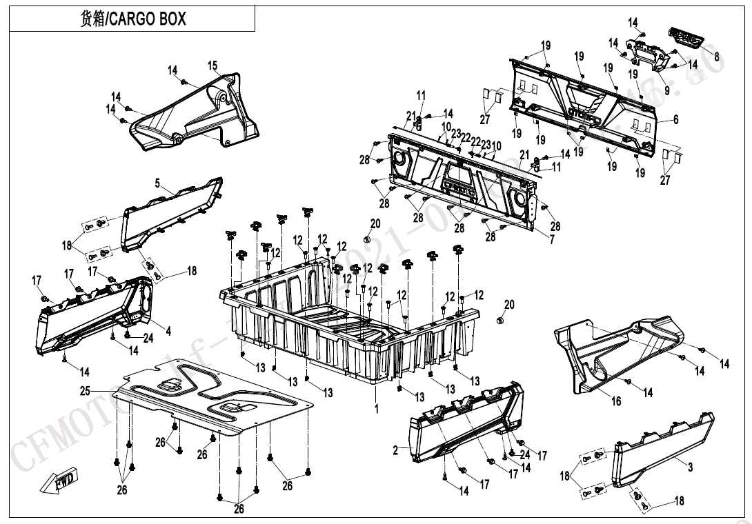 cfmoto uforce 1000 parts diagram