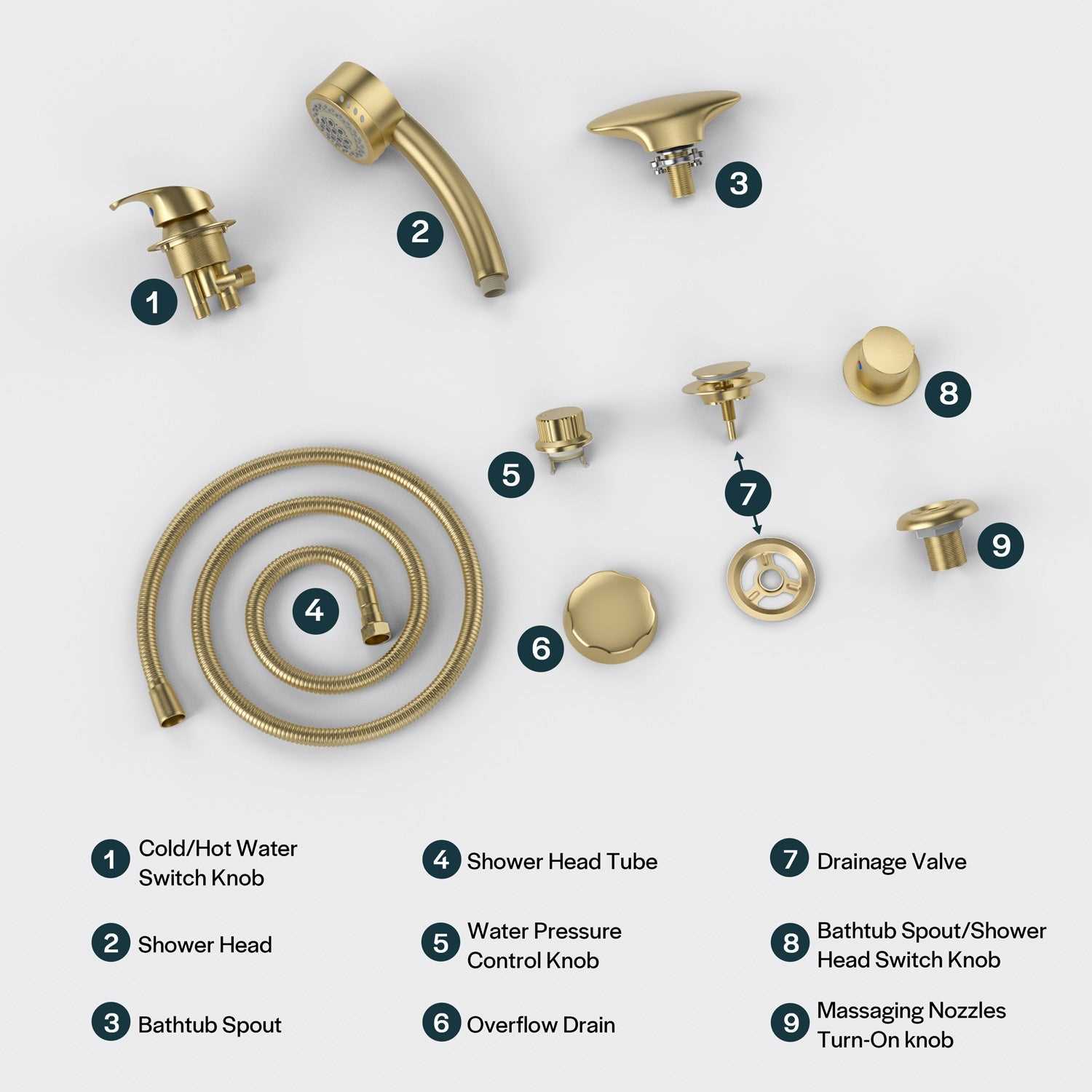 tub spout parts diagram