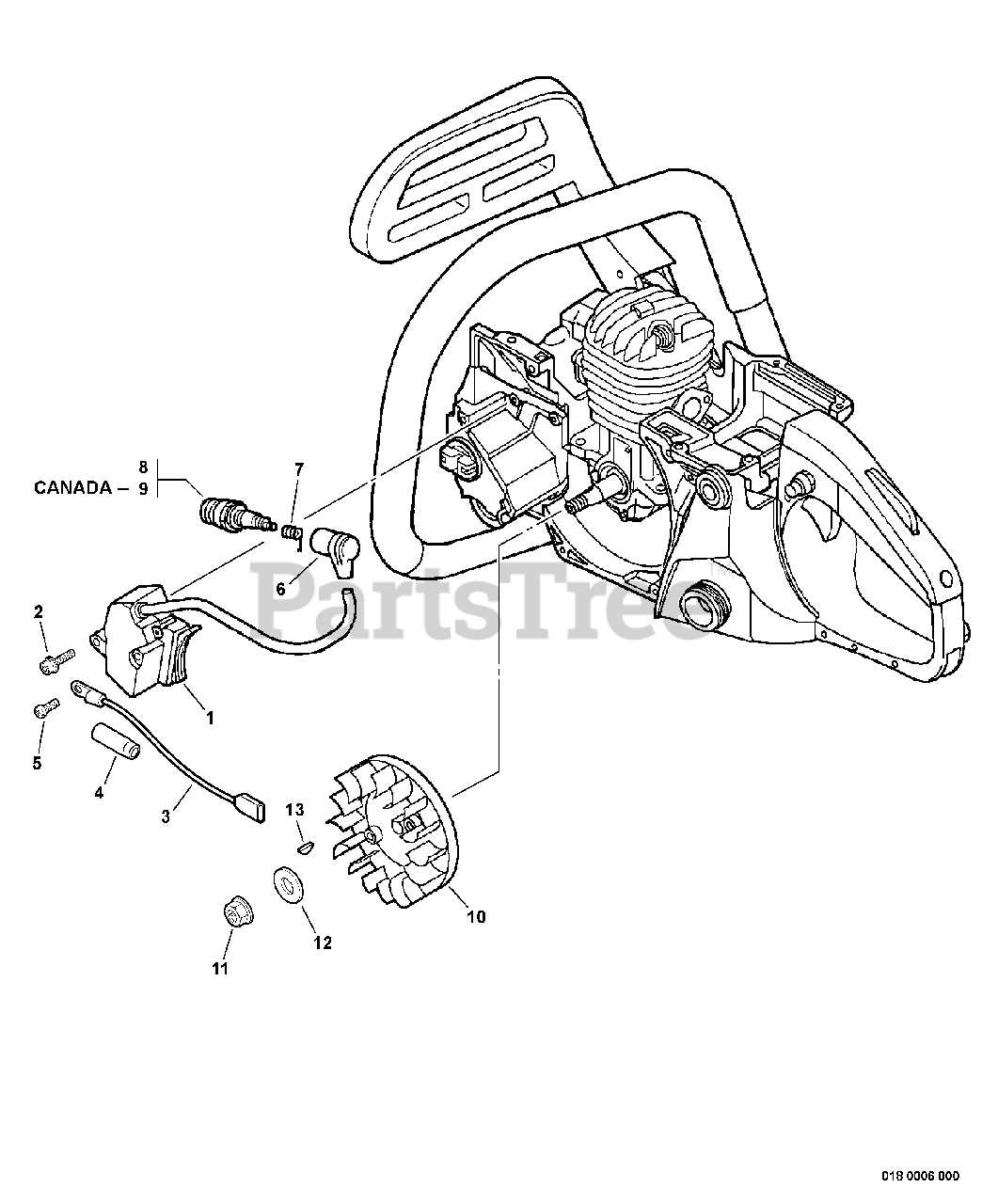 stihl 440 parts diagram