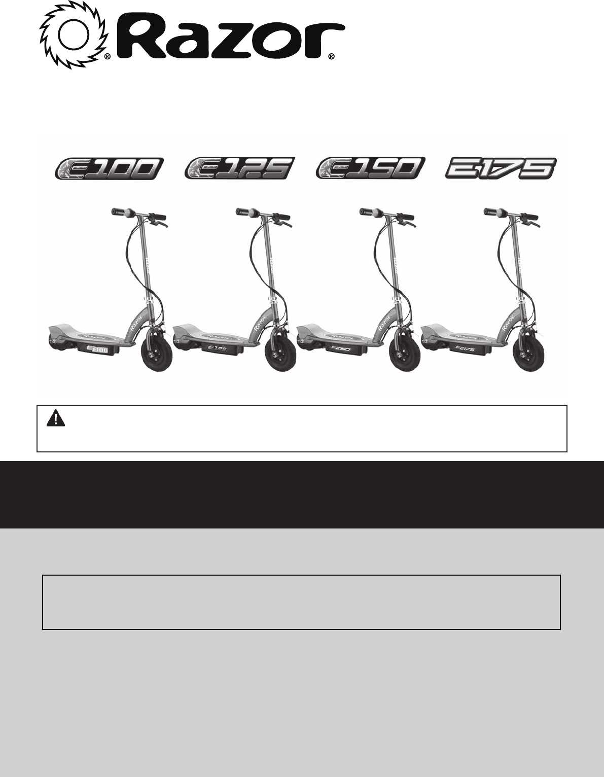 razor e100 parts diagram