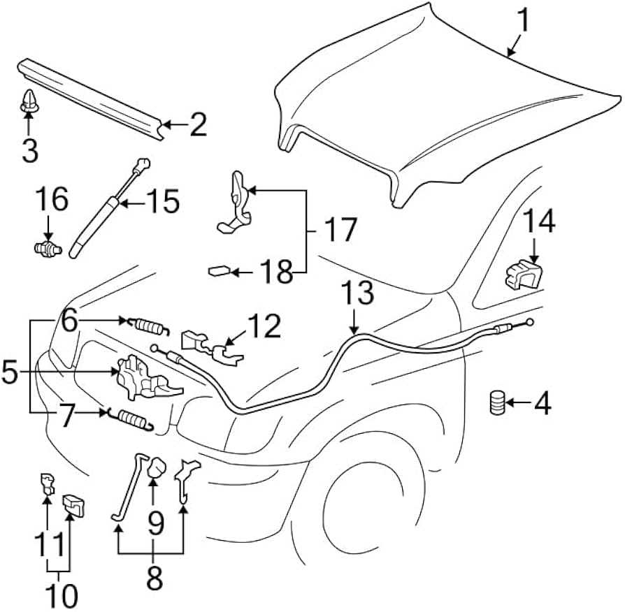 2003 toyota sequoia parts diagram
