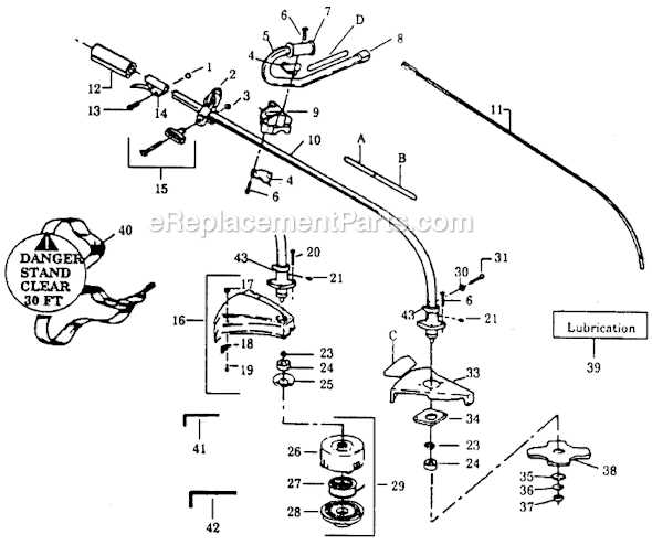 stihl weed eater parts diagram