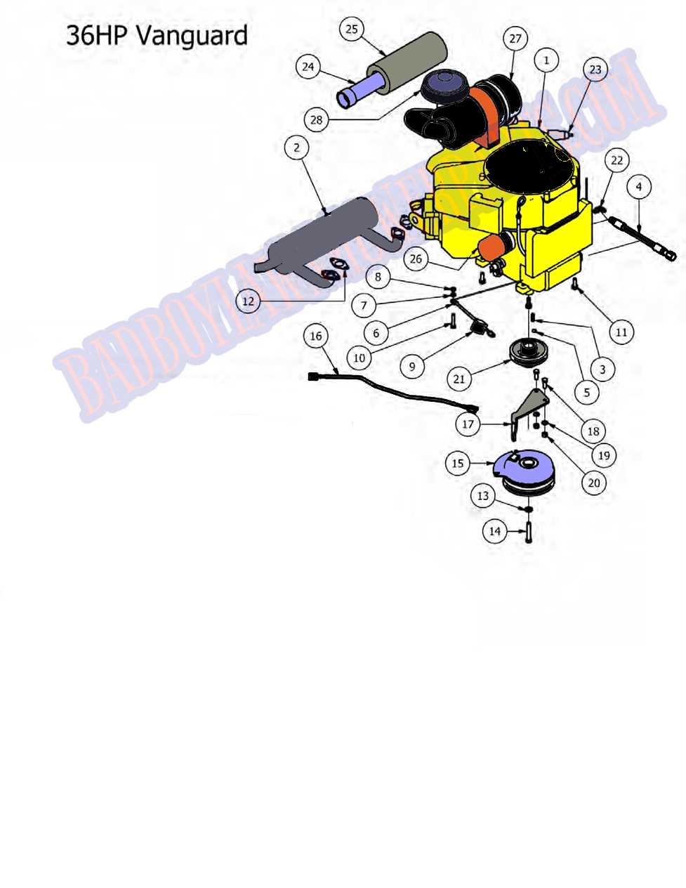 vanguard 16 hp parts diagram