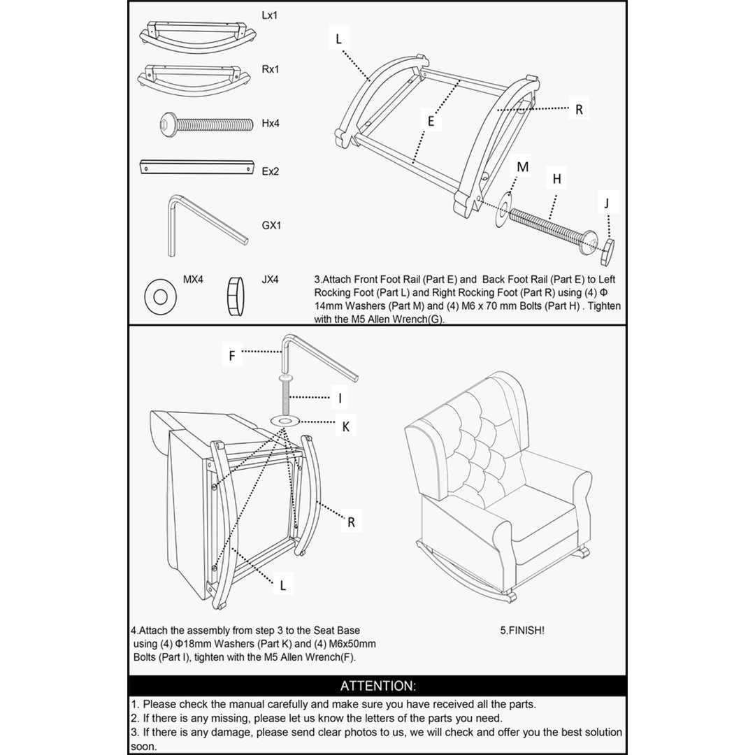 parts of a sofa diagram