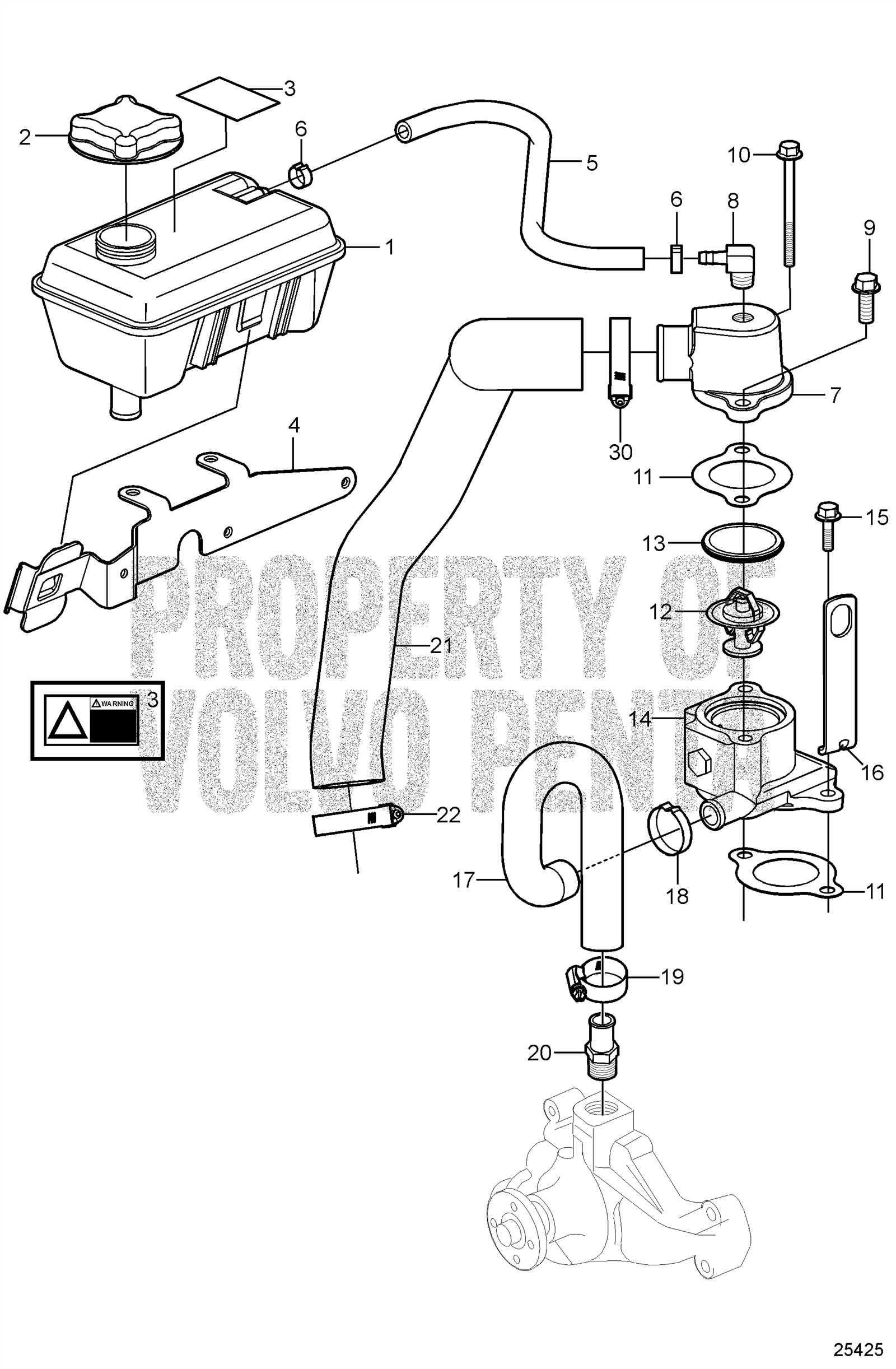 volvo penta 5.7 gxi parts diagram