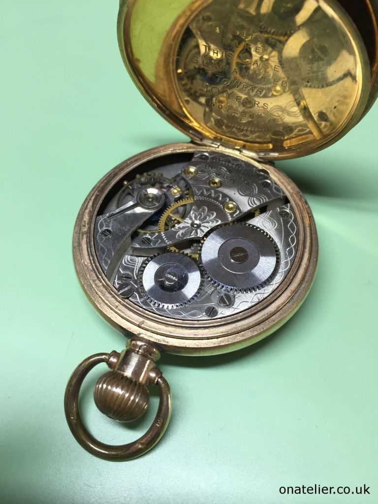 waltham pocket watch parts diagram