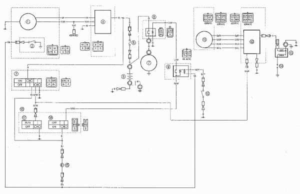 yamaha moto 4 parts diagram