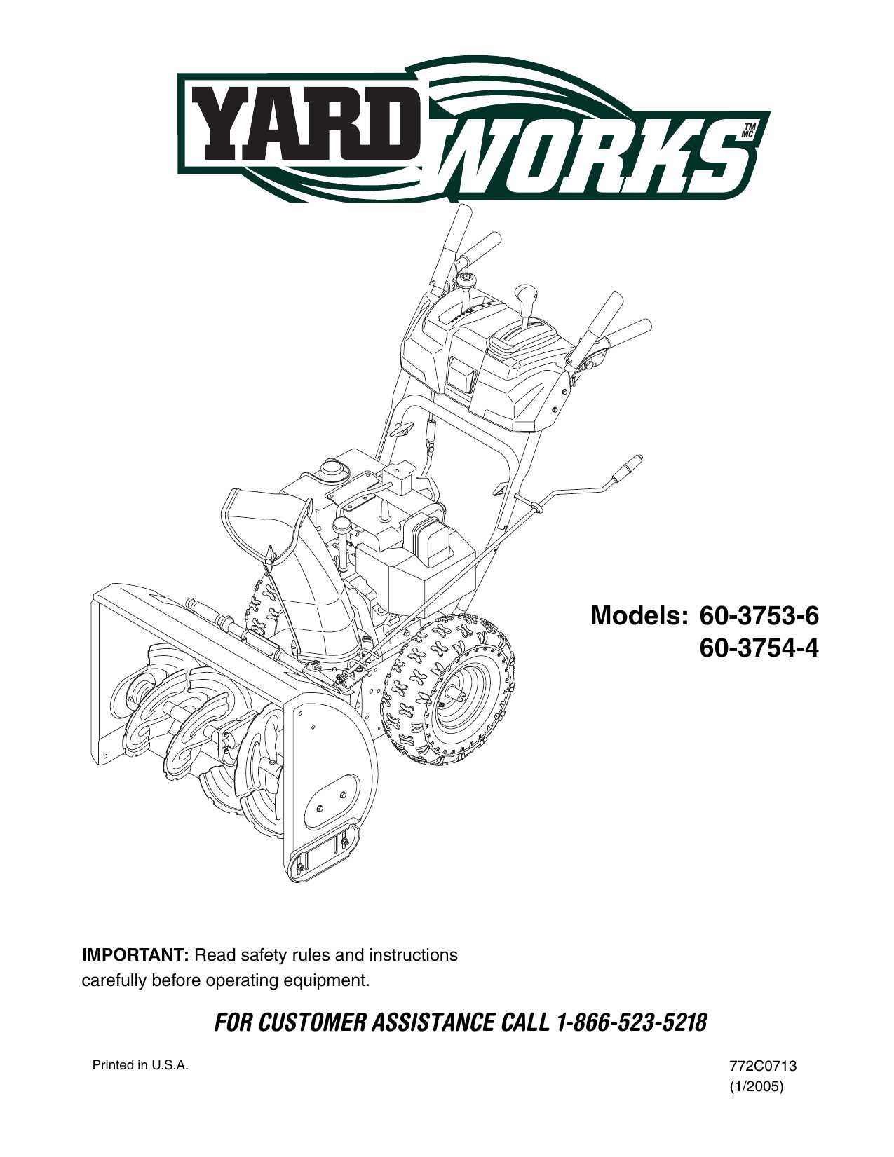 yardworks snowblower parts diagram