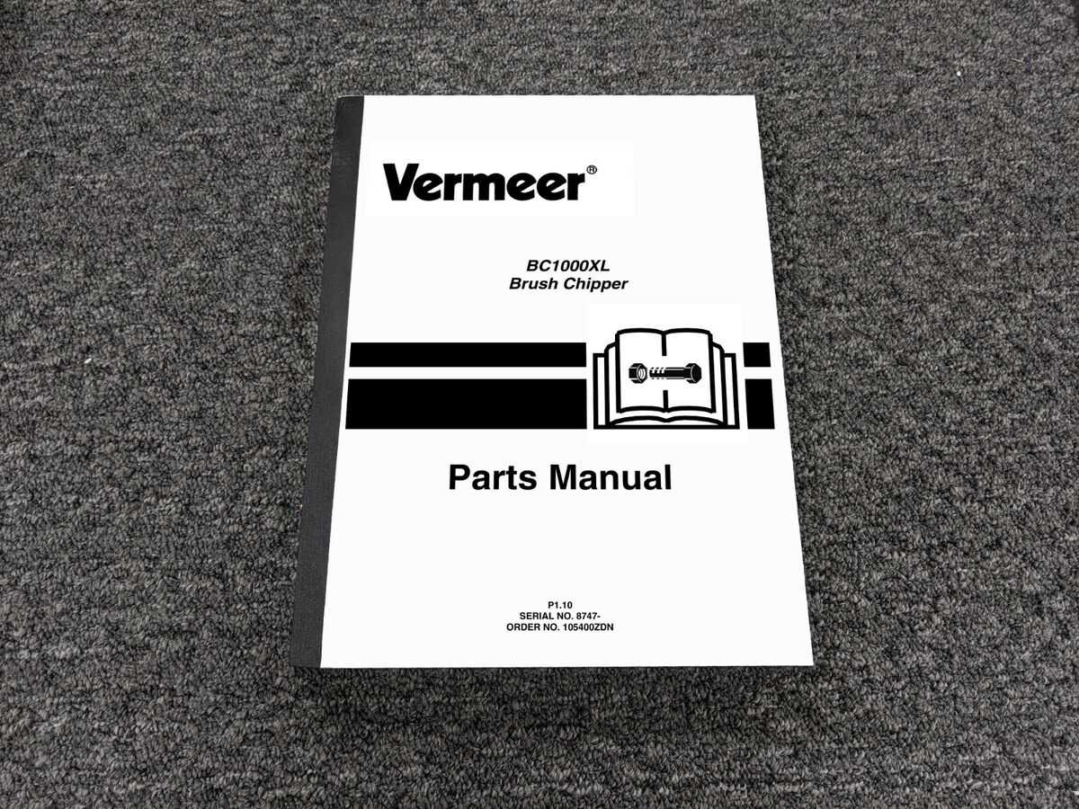 vermeer bc600xl parts diagram