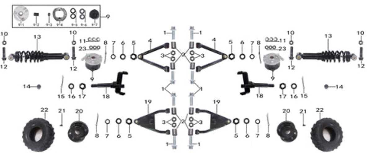 taotao rhino 250 parts diagram