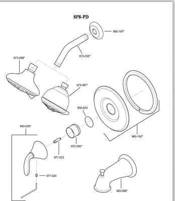 pfister shower valve parts diagram