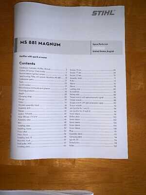 stihl ms 311 parts diagram