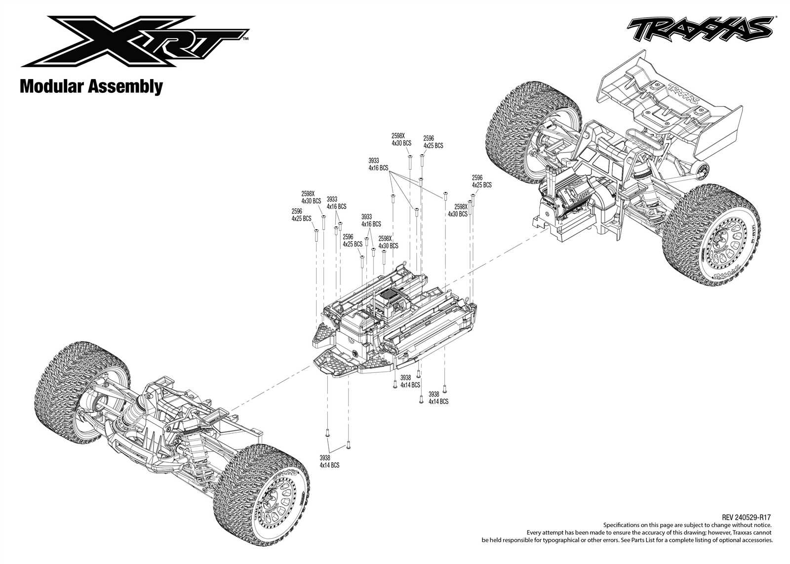 traxxas parts diagram