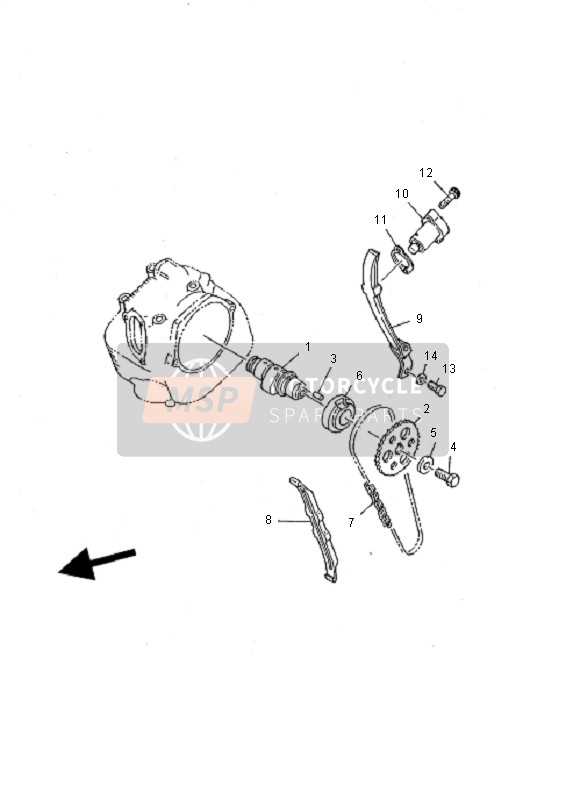 yamaha timberwolf 250 parts diagram