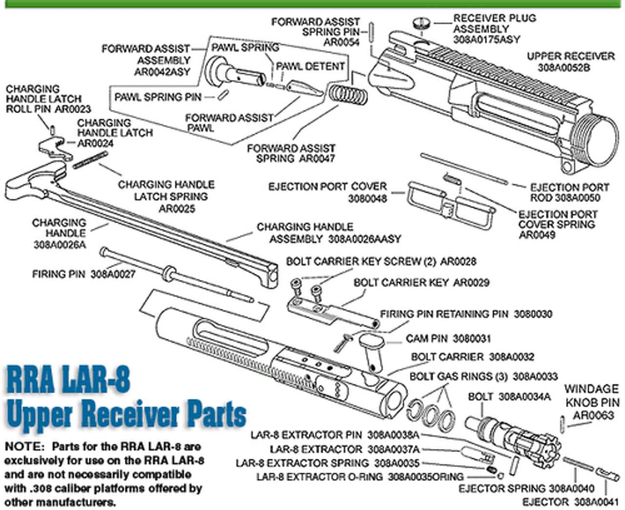 stoeger condor parts diagram