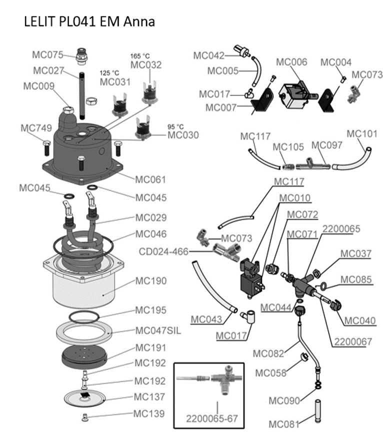 rocket espresso parts diagram