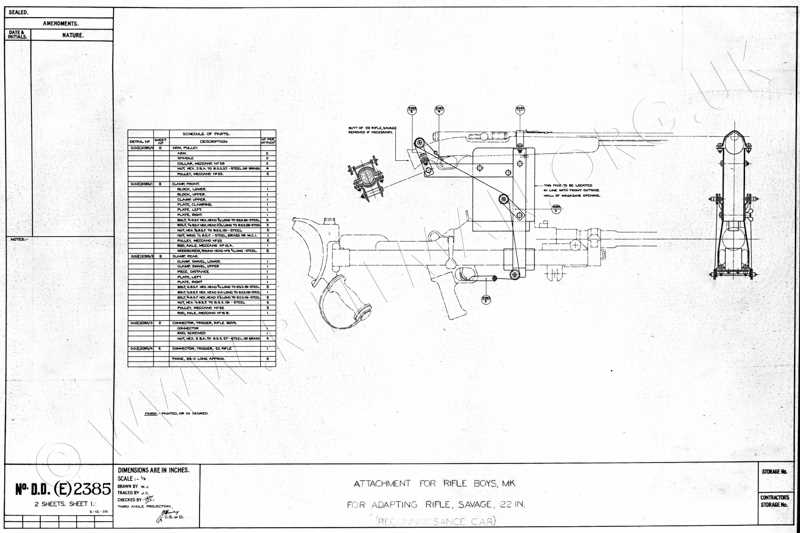 savage axis parts diagram