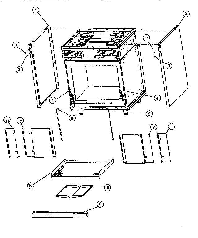 viking range parts diagram